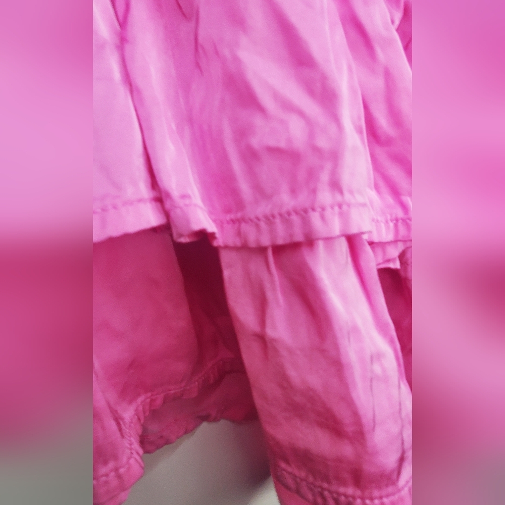 Aerie - Size L- Pink Viscose Ruffle Skirt - Picture 9 of 9